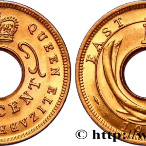 Prix Choc AFRIQUE DE L'EST 1 Cent (Elisabeth II) 1956 Heaton fwo_846280 Monde