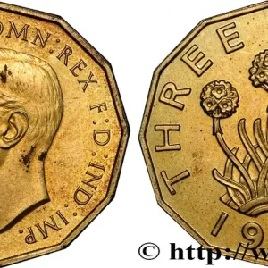 Exclusif ROYAUME-UNI 3 Pence Proof Georges VI 1937 fwo_852712 Monde