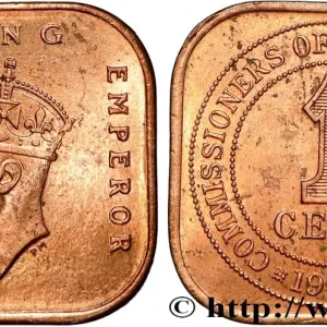 Meilleure Qualité MALAISIE 1 Cent Georges VI 1943 fwo_852852 Monde