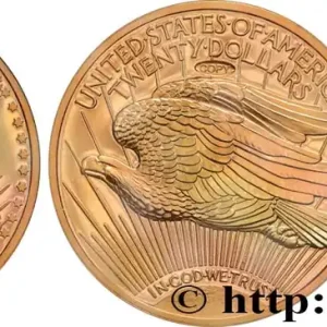 Nouveauté ÉTATS-UNIS D'AMÉRIQUE Médaille 20 Dollars "Saint-Gaudens” 1933 fwo_854273 Monde