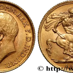 OR, PALLADIUM ET PLATINE INVESTISSEMENT 1 Souverain Georges V 1912 Londres fwo_854402 Monde Seulement Aujourd’hui