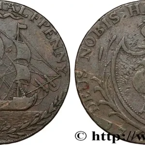 ROYAUME-UNI (TOKENS) 1/2 Penny Liverpool (Lancashire) 1791 fwo_856453 Monde Exclusif