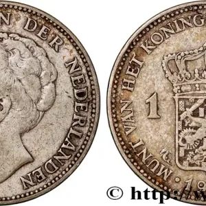 PAYS-BAS 1 Gulden Wilhelmina 1923 Utrecht fwo_862170 Monde Usine Directe