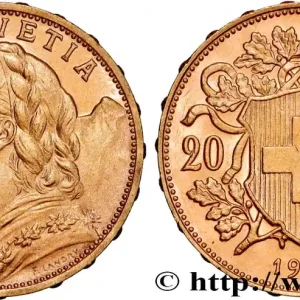 Promotion Saisonnière OR, PALLADIUM ET PLATINE INVESTISSEMENT 20 Francs "Vreneli" 1930 Berne fwo_864313 Monde