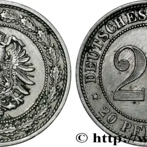 ALLEMAGNE 20 Pfennig 1888 Berlin - A fwo_861156 Monde Soldes