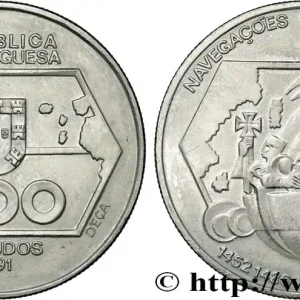 PORTUGAL 200 Escudos Navigation vers l’ouest 1991 Lisbonne fwo_705294 Monde Livraison Mondiale