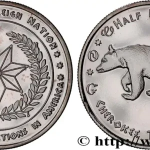 ÉTATS UNIS D'AMÉRIQUE - Tribus Amérindiennes 1/2 Dollar Cherokee Tribes 2017 fwo_807031 Monde Haute Qualité