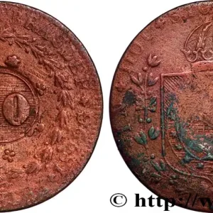 BRÉSIL - EMPIRE DU BRÉSIL - PIERRE II 10 Réis contremarqué sur une 20 Réis de 1829 (1835) fwo_822005 Monde Offre Exclusive