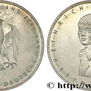 Offre Limitée ALLEMAGNE 5 Mark proof Heinrich von Kleist 1977 Karlsruhe fwo_823367 Monde