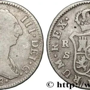 ESPAGNE 2 Reales Charles III 1778 Séville fwo_829947 Monde Prix Bas