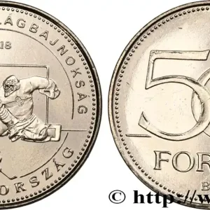 Gros Lot HONGRIE 50 Forint Championnat du monde de hockey sur glace 2018 Budapest fwo_850060 Monde