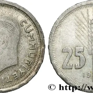Paiement Sécurisé TURQUIE 25 Kurus 1935 fwo_853082 Monde