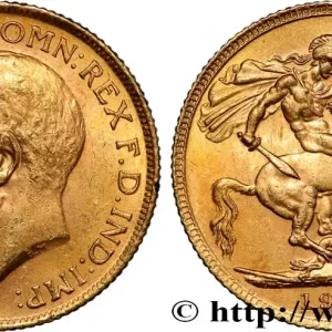 Dernière Chance OR, PALLADIUM ET PLATINE INVESTISSEMENT 1 Souverain Georges V 1912 Londres fwo_854406 Monde