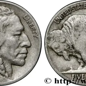 ÉTATS-UNIS D'AMÉRIQUE 5 Cents Tête d’indien ou Buffalo 1937 Denver fwo_854584 Monde Super Prix