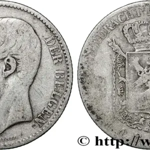 Dernière Chance BELGIQUE 2 Francs Léopold II légende flamande 1887 fwo_854705 Monde