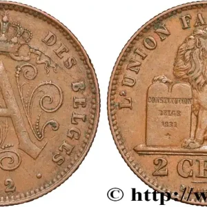 BELGIQUE 2 Centimes d’Albert Ier 1912 fwo_854845 Monde Remise