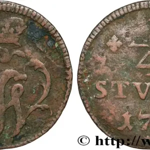 ALLEMAGNE - WIED-RUNKEL 1/4 Stuber monogramme de Johann Ludwig Adolf 1758 fwo_854889 Monde Promotion