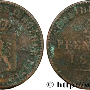 ALLEMAGNE - REUSS 3 Pfennige Principauté de Reuss 1855 Berlin fwo_855757 Monde Populaire