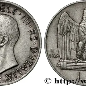 ITALIE 5 Lire Victor Emmanuel III 1928 Rome fwo_856587 Monde Paiement Sécurisé