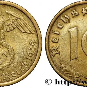 ALLEMAGNE 10 Reichspfennig 1939 Berlin fwo_857182 Monde Pas Cher