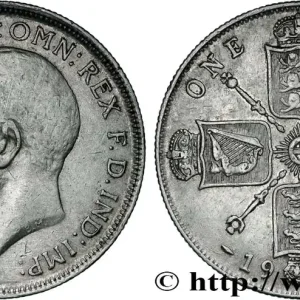 ROYAUME-UNI 1 Florin Georges V 1918 fwo_858128 Monde Solde