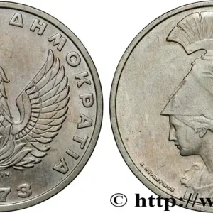 GRÈCE 20 Drachmes Athéna 1973 fwo_858153 Monde Promotion