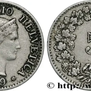 Marque SUISSE 5 Centimes (Rappen) 1909 Berne fwo_858571 Monde