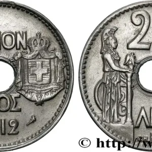 GRÈCE 20 Lepta Athena debout 1912 Paris fwo_859113 Monde Must-Have