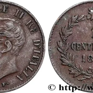 ITALIE 1 Centesimo Victor Emmanuel II 1867 Milan fwo_859329 Monde Livraison Mondiale