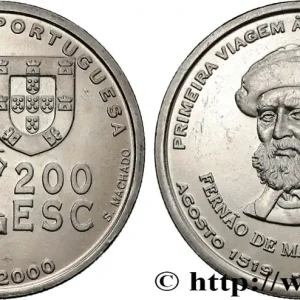 PORTUGAL 200 Escudos Fernand de Magellan 2000 Lisbonne fwo_860582 Monde Livraison Gratuite