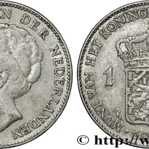 Nouveauté PAYS-BAS 1 Gulden Wilhelmina 1931 fwo_862199 Monde