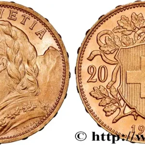 Remise OR, PALLADIUM ET PLATINE INVESTISSEMENT 20 Francs "Vreneli" 1930 Berne fwo_864314 Monde