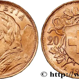 Jusqu’à Épuisement Des Stocks OR, PALLADIUM ET PLATINE INVESTISSEMENT 20 Francs "Vreneli" 1935 Berne fwo_864373 Monde