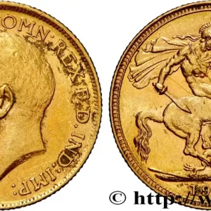 Produit De Marque OR, PALLADIUM ET PLATINE INVESTISSEMENT 1 Souverain Georges V 1912 Sydney fwo_865287 Monde