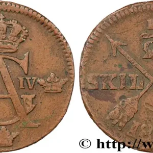 Tendance SUÈDE 1/2 Skilling Gustave IV Adolphe 1809 fwo_865750 Monde