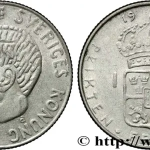 SUÈDE 1 Krona Gustave VI 1968 fwo_865783 Monde Vente Directe