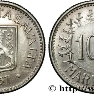 Must-Have FINLANDE 100 Markkaa entourée de sapins 1957 Helsinki fwo_865825 Monde