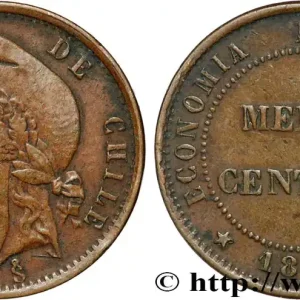 CHILI 1/2 Centavo 1894 Santiago - S° fwo_865877 Monde Acheter Direct