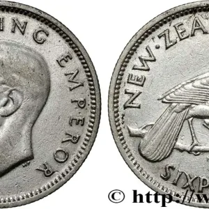 Acheter En Ligne NOUVELLE-ZÉLANDE 6 Pence Georges VI 1945 fwo_865907 Monde