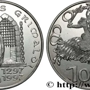 Promotion MONACO 100 Francs 700e anniversaire de la dynastie des Grimaldi 1997 Paris fwo_866015 Monde