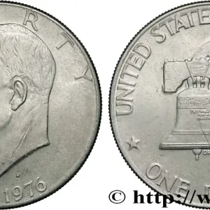 Fait Main ÉTATS-UNIS D'AMÉRIQUE 1 Dollar Eisenhower Bicentenaire 1976 Denver - D fwo_866120 Monde