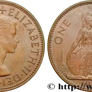 Prix Bas ROYAUME-UNI 1 Penny Elisabeth II 1967 fwo_866161 Monde