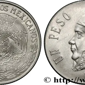 Nouvelle Collection MEXIQUE 1 Peso Jose Morelos y Pavon / aigle 1971 Mexico fwo_866162 Monde