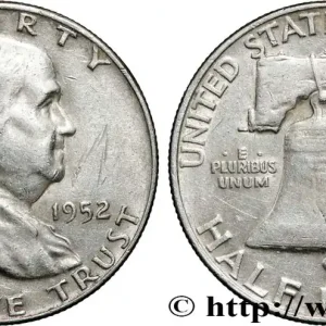 Top Vente ÉTATS-UNIS D'AMÉRIQUE 1/2 Dollar Benjamin Franklin 1952 Denver fwo_866526 Monde