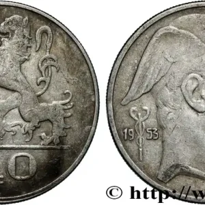 BELGIQUE 20 Francs Mercure, légende française 1953 fwo_866533 Monde Garantie Incluse