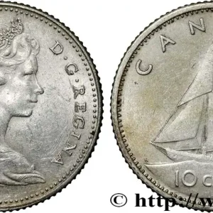 CANADA 10 Cents Elisabeth II 1966 fwo_867227 Monde Édition Limitée