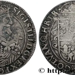 POLOGNE - ROYAUME DE POLOGNE - SIGISMOND III VASA Quart de thaler ou ort koronny 1624 Cracovie fwo_867928 Monde Produit De Marque