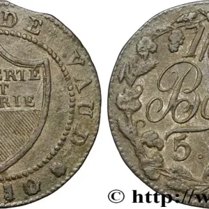 Offre Spéciale SUISSE - CANTON DE VAUD 1/2 Batzen (5 Rappen) 1810 fwo_865458 Monde