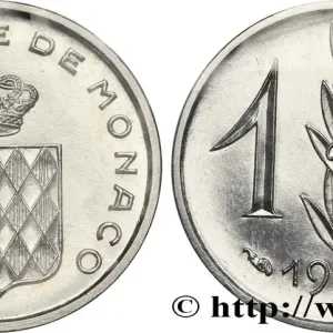 MONACO Essai de 1 Centime écu couronné 1976 Paris fwo_868267 Monde Commander Vite