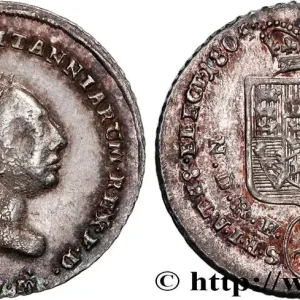 ALLEMAGNE - DUCHÉ DE BRUNSWICK LUNEBOURG - GEORGES III D'ANGLETERRE 1/6 Thaler 1804 fwo_707271 Monde Top Qualité